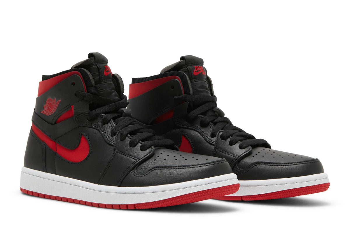 Retro 1 High Zoom Comfort Sneakers — Black University Red — CT0979-006