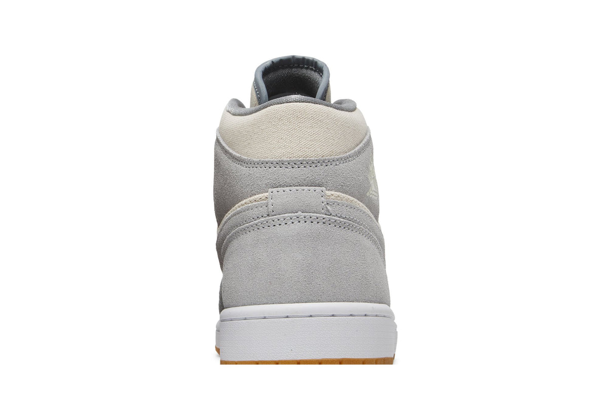 Retro 1 Mid SE Sneakers — Coconut Milk Particle Grey — DN4281-100