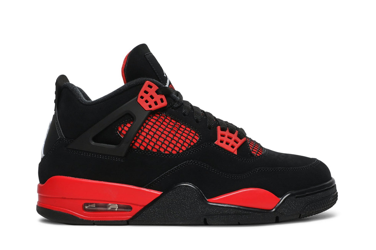 Retro 4 Sneakers — Red Thunder — CT8527-016