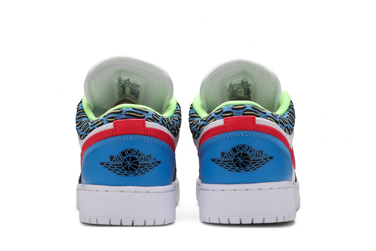 Retro 1 Low GS Sneakers — Funky Patterns — DH5927-006
