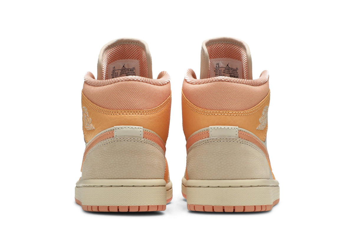 Retro 1 Mid Sneakers — Apricot — DH4270-800