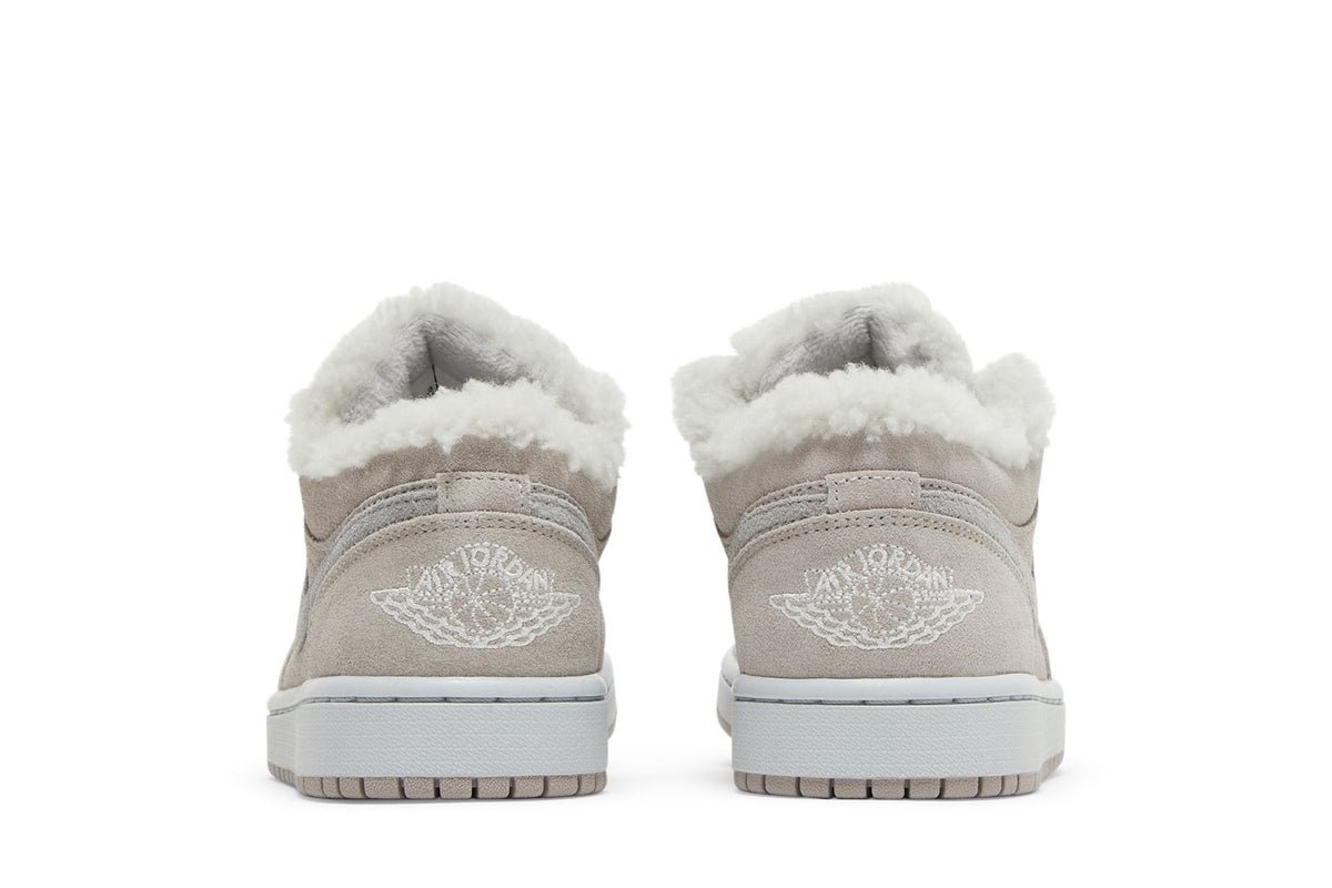 Retro 1 Low SE Sneakers — Sherpa Fleece — DO0750-002