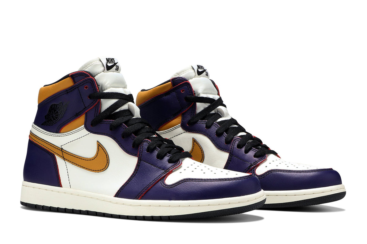 Retro 1 High SB Sneakers — LA To Chicago — CD6578-507
