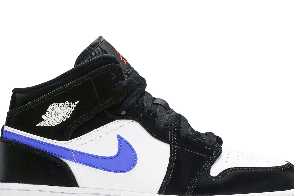 Retro 1 Mid GS Sneakers — Black Racer Blue — 554725-084