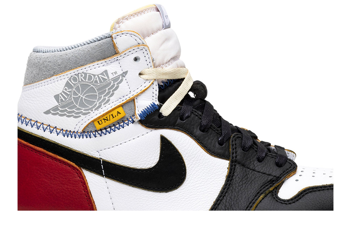 Union LA Collaboration — Retro 1 High NRG Sneakers — Black Toe — BV1300-106