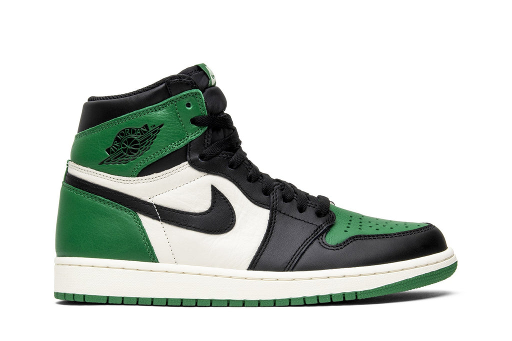 Retro 1 High OG Sneakers — Pine Green — 555088-302