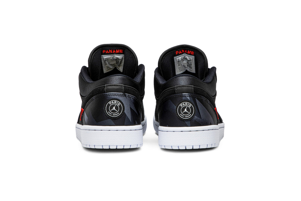 Paris Saint-Germain Collaboration — Retro 1 Low Sneakers — Classic Colorway — CK0687-001