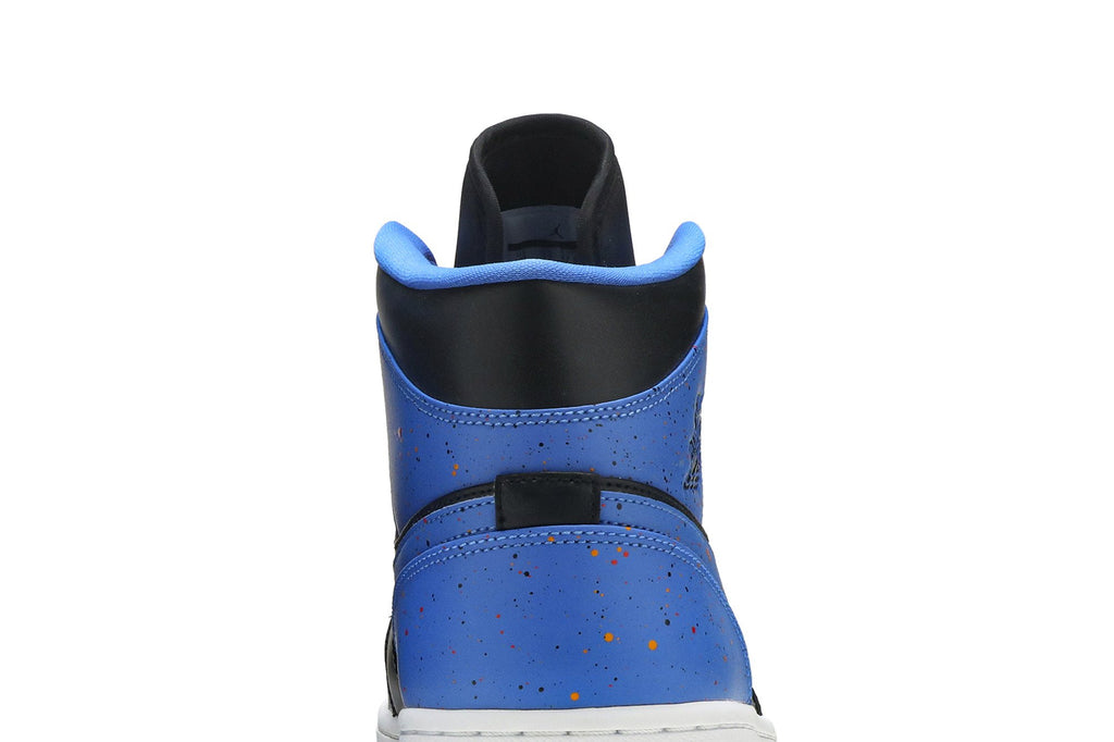 Retro 1 Mid Sneakers — Royal Splatter — 554724-048