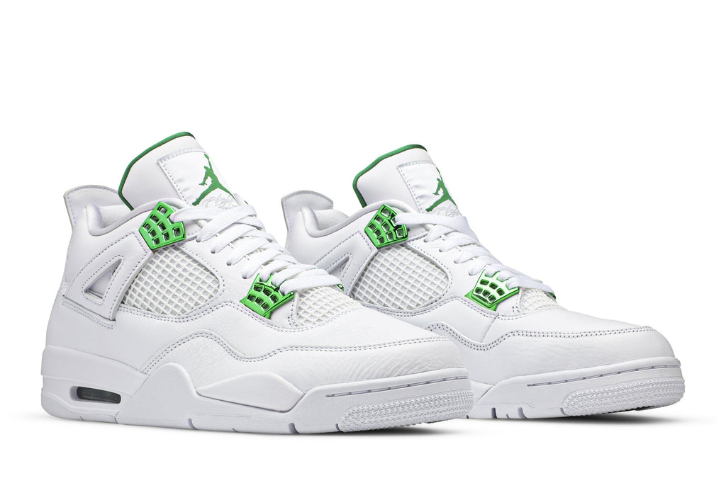 Retro 4 Sneakers — Green Metallic — CT8527-113