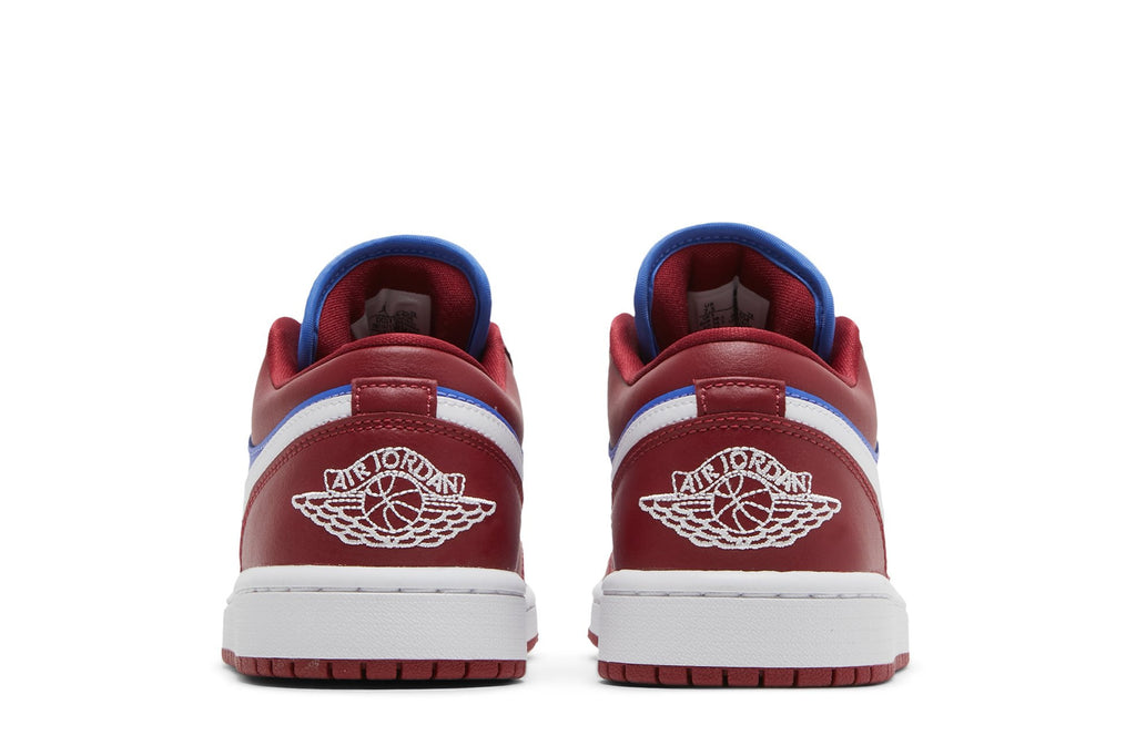 Retro 1 Low Sneakers — Deep Red Blue — DC0774-604
