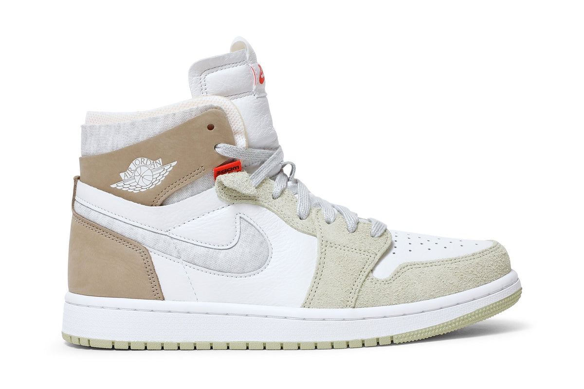 Retro 1 High Zoom Comfort Sneakers — Olive Aura — CT0979-102