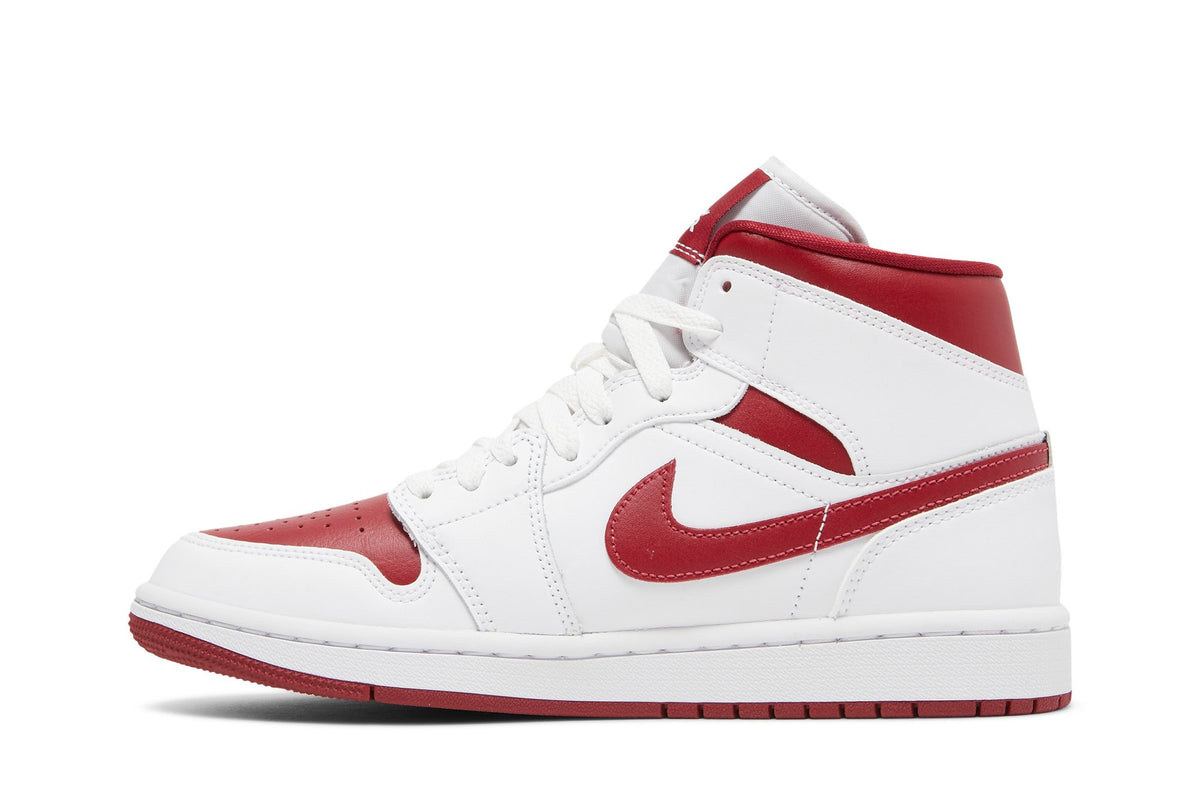 Retro 1 Mid Sneakers — White Pomegranate — BQ6472-161