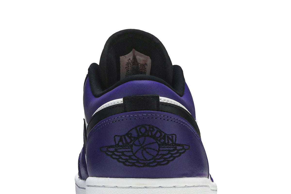 Retro 1 Low Sneakers — Court Purple — 553558-500
