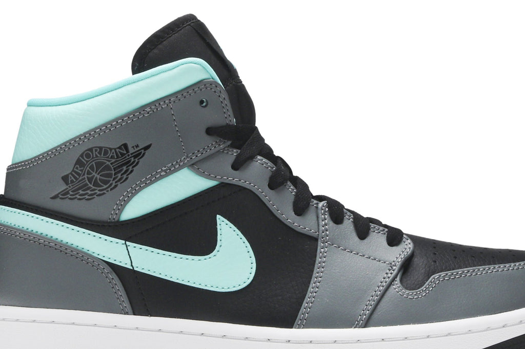 Retro 1 Mid Sneakers — Grey Aqua — 554724-063