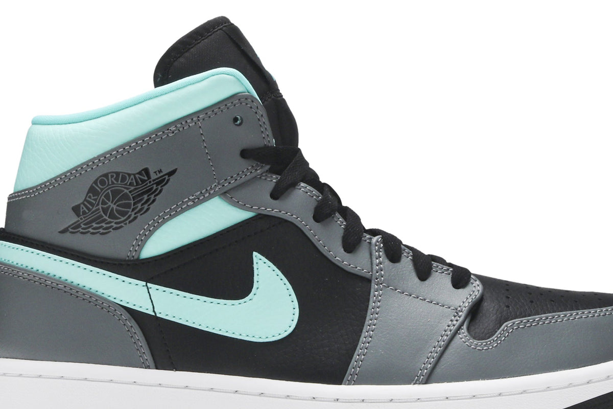 Retro 1 Mid Sneakers — Grey Aqua — 554724-063