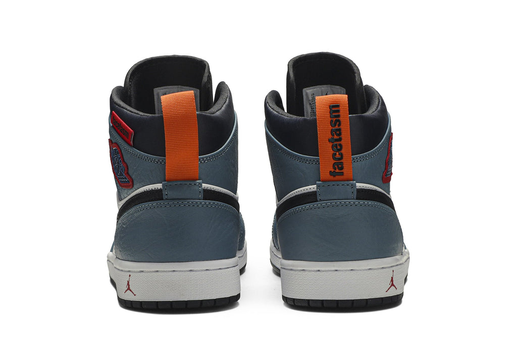 Facetasm Collaboration — Retro 1 Mid Sneakers — Fearless — CU2802-100