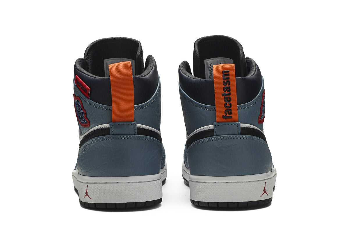 Facetasm Collaboration — Retro 1 Mid Sneakers — Fearless — CU2802-100