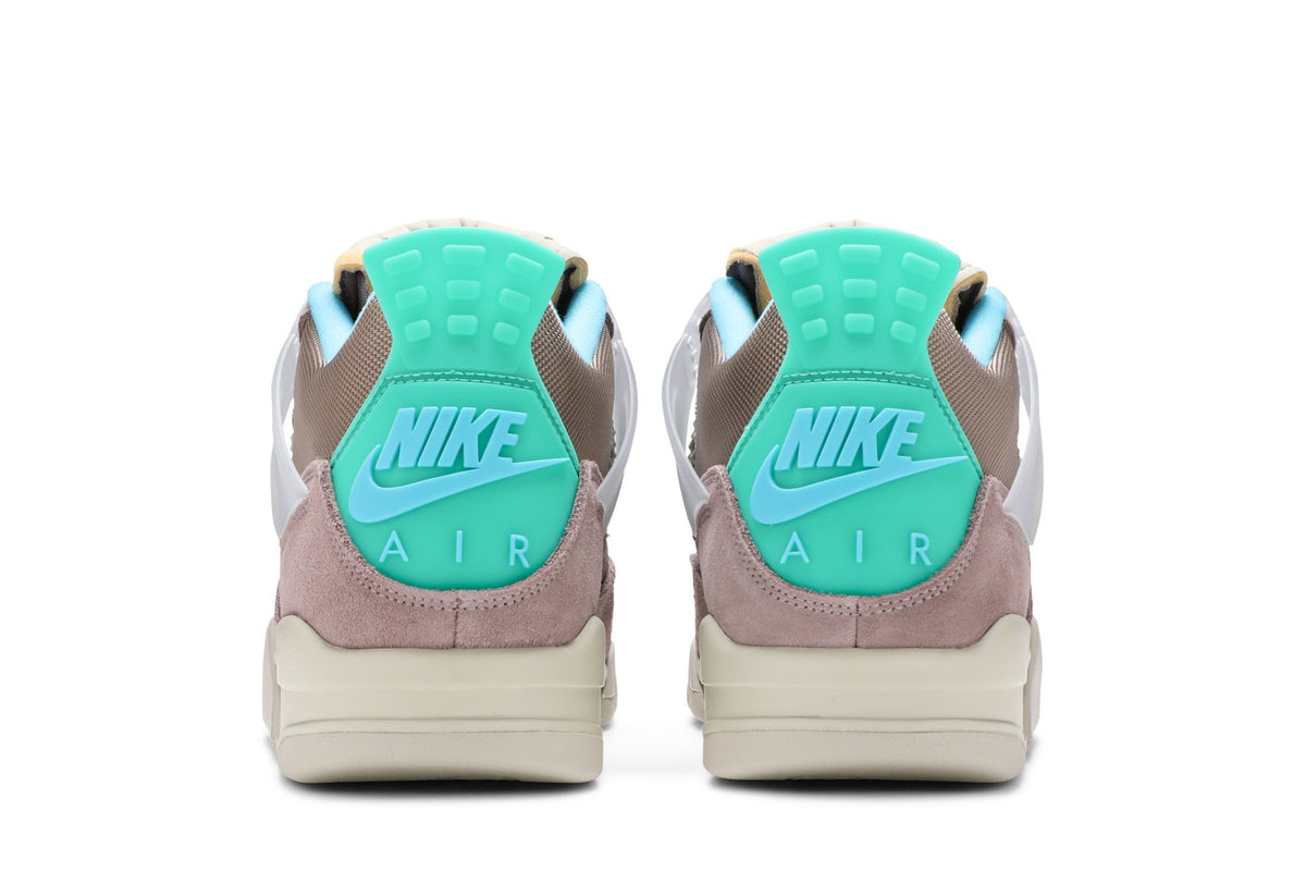 Union LA Collaboration — Retro 4 Sneakers — Taupe Haze — DJ5718-242