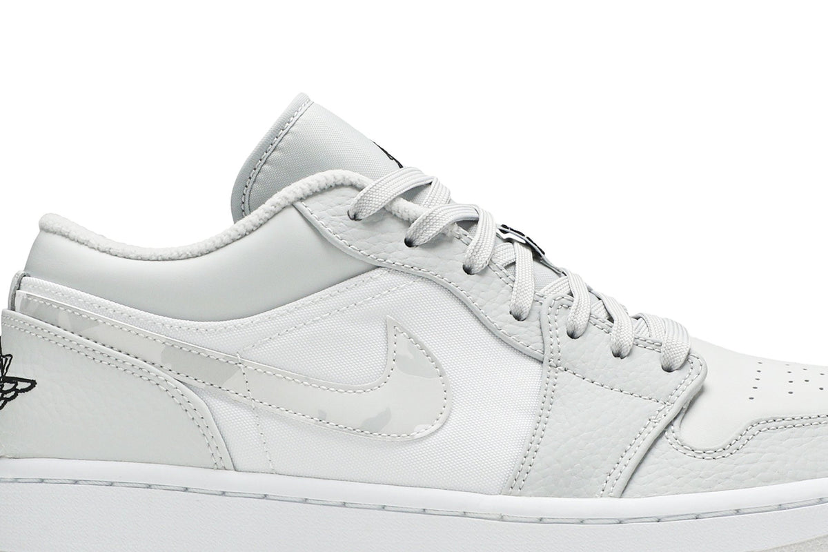 Retro 1 Low Sneakers — White Camo — DC9036-100
