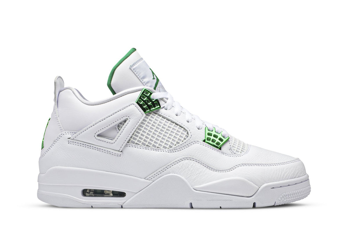 Retro 4 Sneakers — Green Metallic — CT8527-113