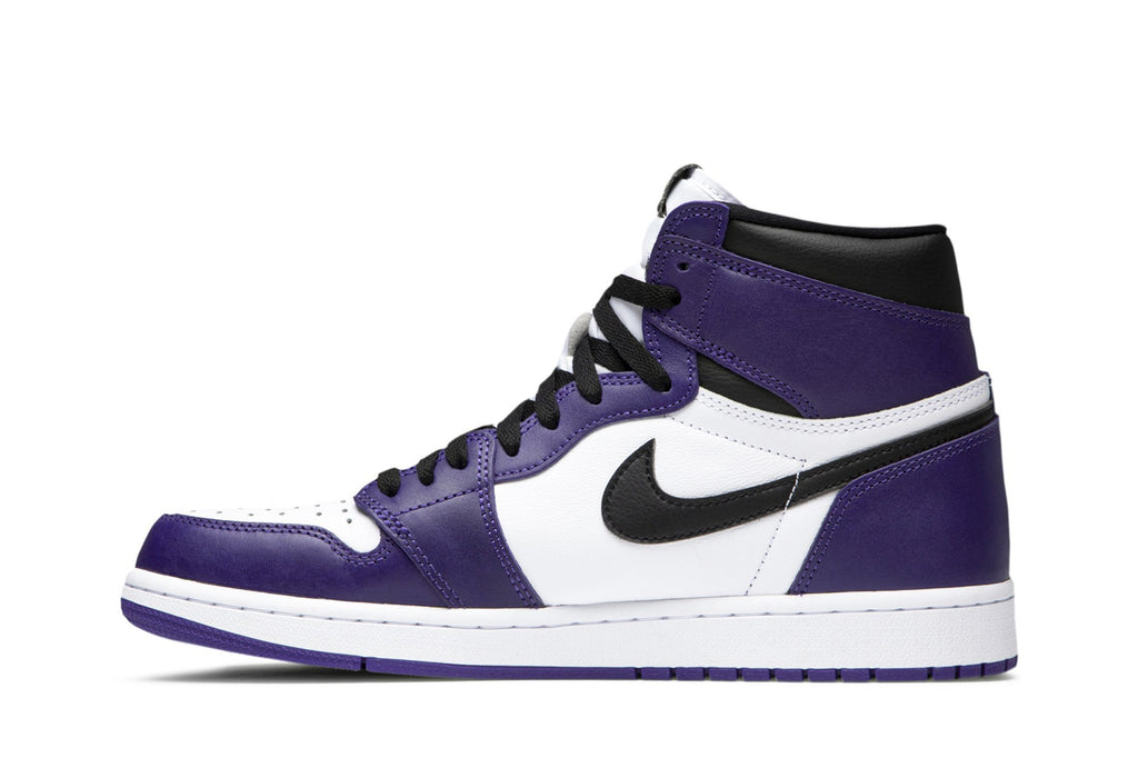 Retro 1 High OG Sneakers — Court Purple 2.0 — 555088-500