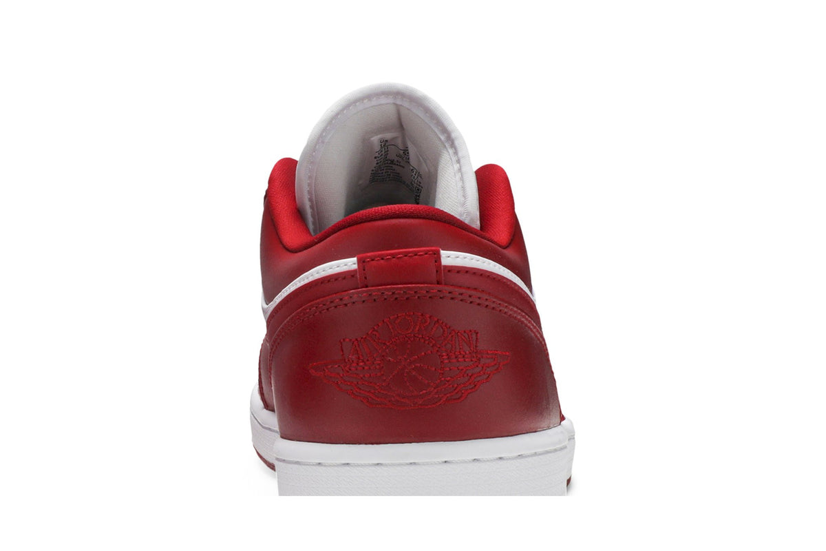Retro 1 Low Sneakers — Gym Red — 553558-611