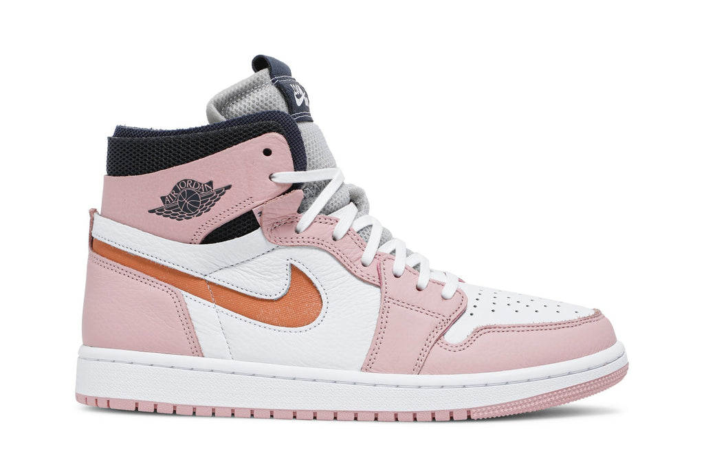 Retro 1 High Zoom Sneakers — Pink Glaze — CT0979-601
