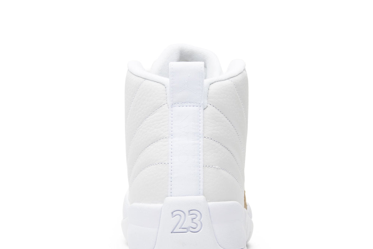 OVO Collaboration — Retro 12 Sneakers — White — 873864-102